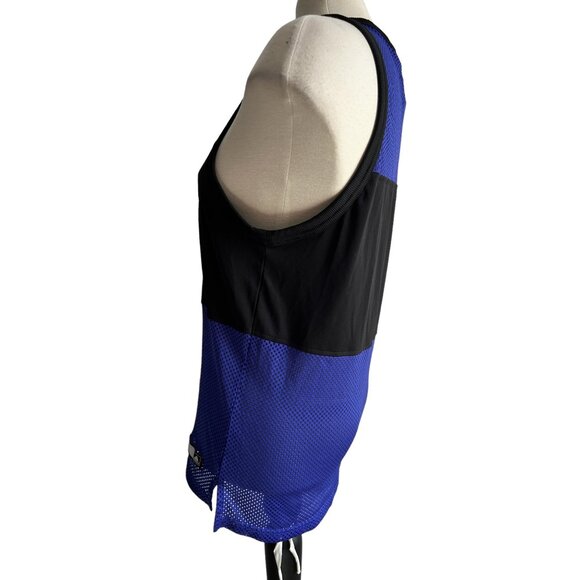 Adidas Purple & Black Netted Active Tank Top Sz Small Womens Jersey Tank - Picture 5 of 6